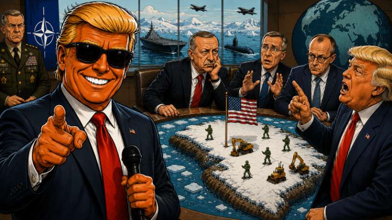 Grafik: Ronald Tramp über Trumps ewigen Grönland-Plan