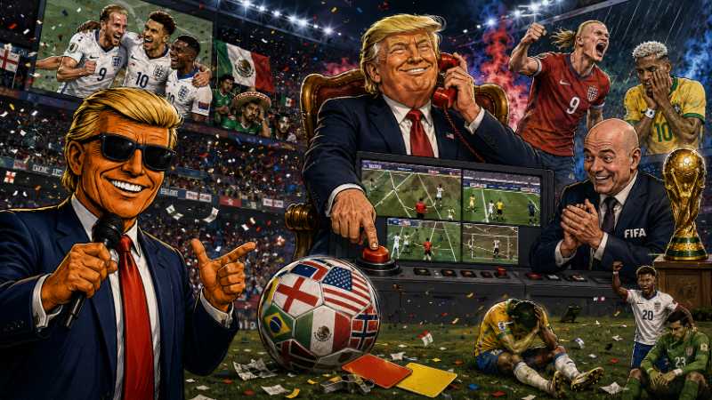 Die größte Weltmeisterschaft aller Zeiten – bis Donald plötzlich den VAR anruft
