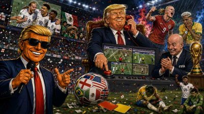 Die größte Weltmeisterschaft aller Zeiten – bis Donald plötzlich den VAR anruft