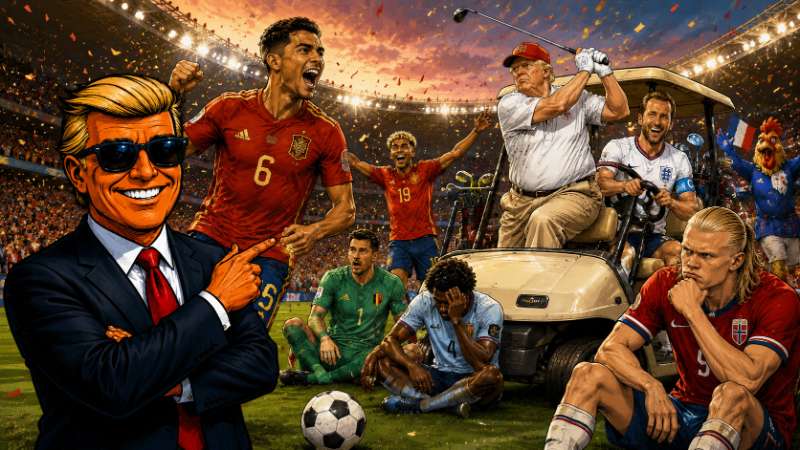Grafik: Wenn Trump Fußball spielen will