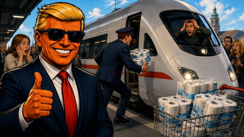 Grafik: Deutschlands Klopapier-Express