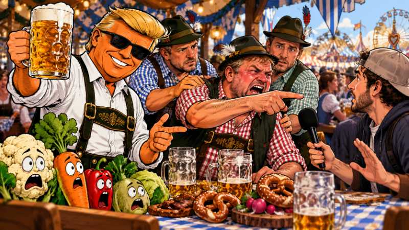 Grafik: Wiesn-Eklat: Jetzt distanziert sich sogar das Gemüse