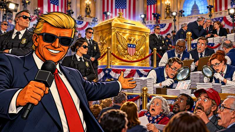 Grafik: Trumps goldener Wahlurnen-Wahnsinn 2026