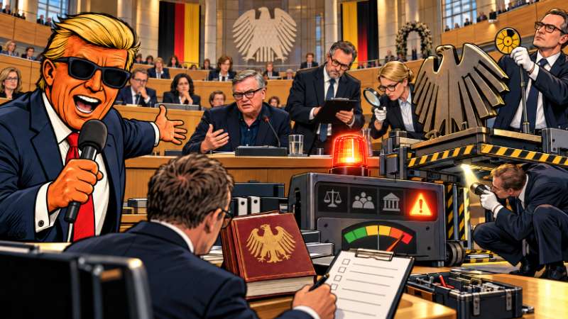 Grafik: Hape Kerkeling und der große Demokratie-TÜV