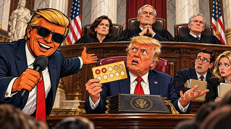 Grafik: Trump sucht die Treuekarte des Supreme Court