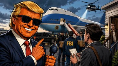 Trump, der fliegende Palast und die Landung der Pressefreiheit
