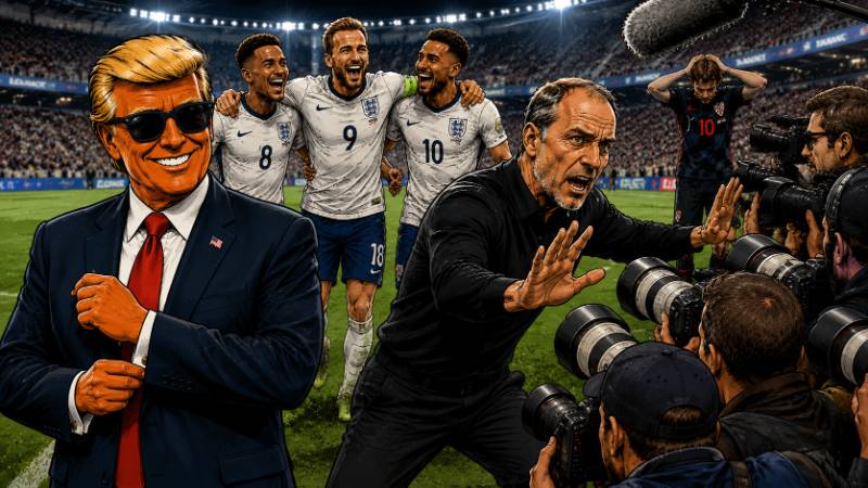 Grafik: Wie Tuchel die Fotografen der FIFA besiegte