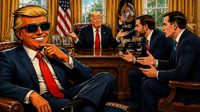 Grafik: Trump 2028: Das große Casting um seine Nachfolge
