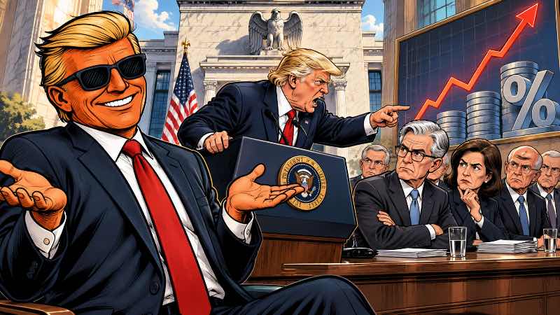Grafik: Trump und die große Fed-Verschwörung