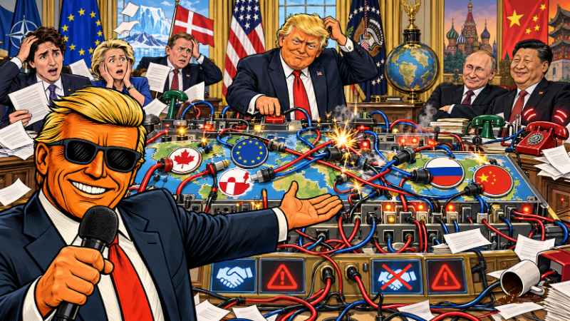 Grafik: Trumps Freund-Feind-Kurzschluss unter der Lupe