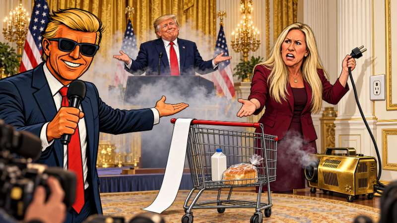 Grafik: Greene zieht der MAGA-Show den Stecker