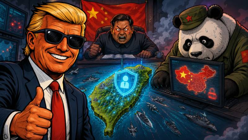 Grafik: China empört über Taiwans Informanten-Plattform