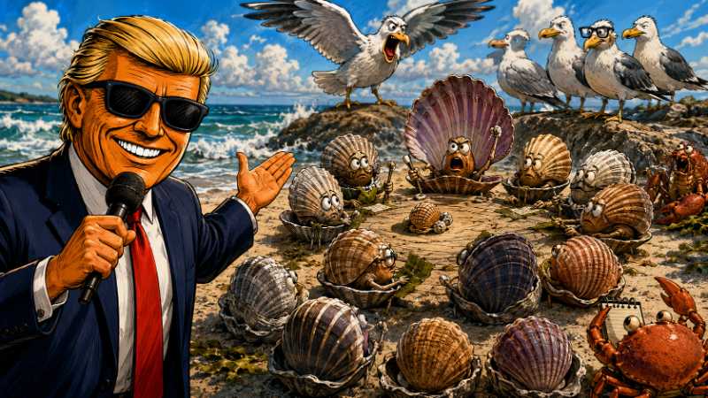 Grafik: Wenn Muscheln Politik machen
