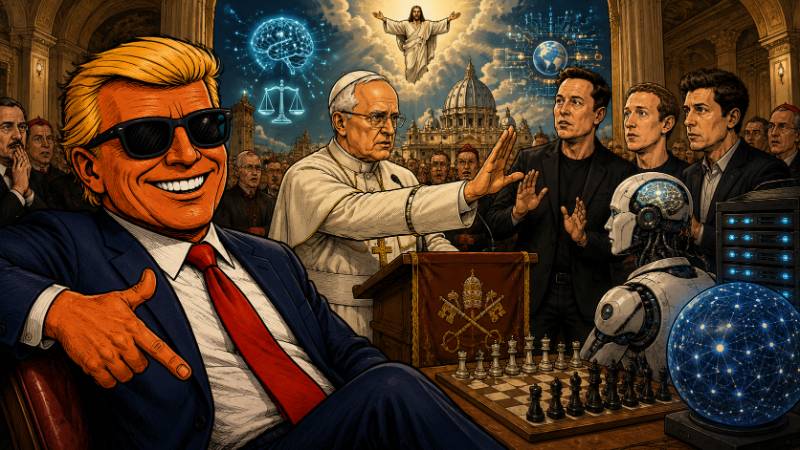 Grafk: Papst Leo XIV. erklärt KI den Kulturkrieg