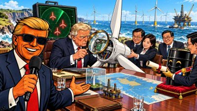 Trump erklärt Windräder zur Gefahr – und verhandelt erst mal