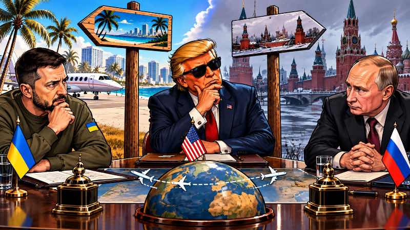 Grafik: Putins Friedensgipfel - Abholung bitte in Moskau