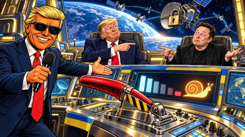 Grafik; Trump und Musk - Volles Signal, keine Verantwortung
