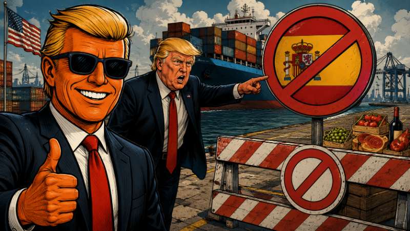 Grafik: Trump gegen Spanien