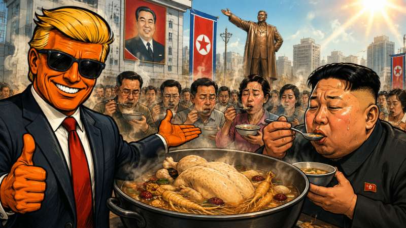Grafik: 40 Grad in Nordkorea: Jetzt hilft offenbar Suppe