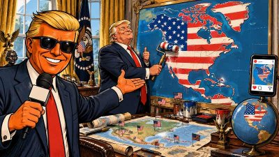 Trump annektiert Nordamerika – zunächst auf Truth Social
