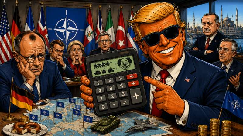 Grafik: Trump gegen den Taschenrechner
