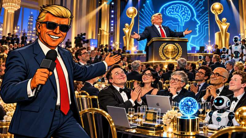 Grafik: Trump und das Publikum mit dem seltenen IQ