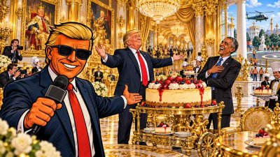 Goldrausch im Weißen Haus! Obama lästert über Trumps Käsekuchenpalast – und Donald vergoldet vor Wut den Pressesprecher!