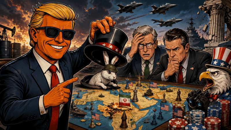 Grafik: Iran-Poker - Das Kaninchen aus Washingtons Hut