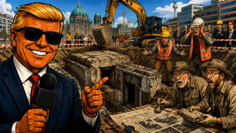 Grafik: Die Baustelle unter Berlin