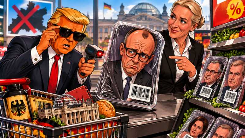Grafik: Merz abgelaufen? Weidel findet das Kanzler-MHD
