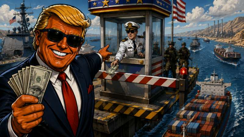 Grafik: Trump kassiert jetzt auf hoher See – Ronald Tramp