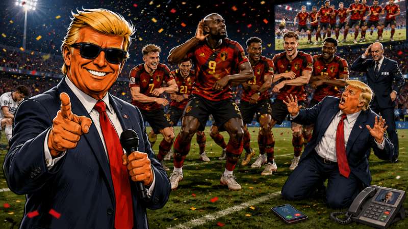 Grafik: Der Trump-Tanz der Roten Teufel
