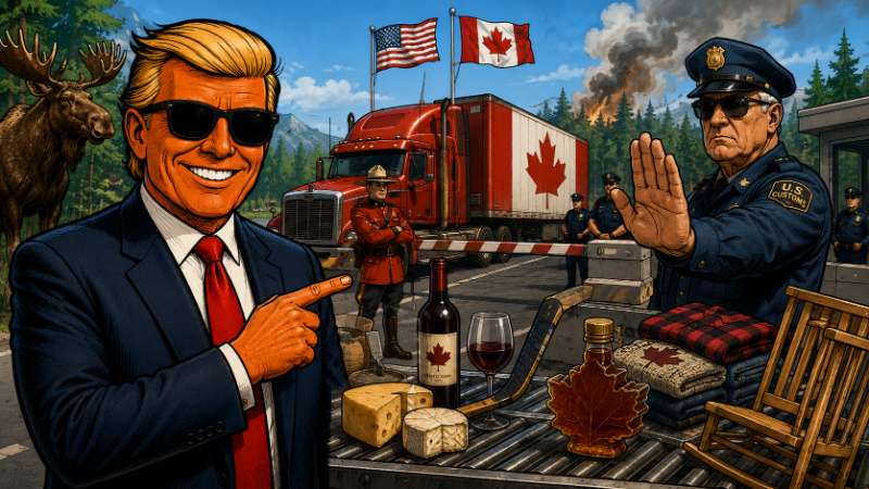 Grafik: Trumps großer Zollkrieg gegen Kanada