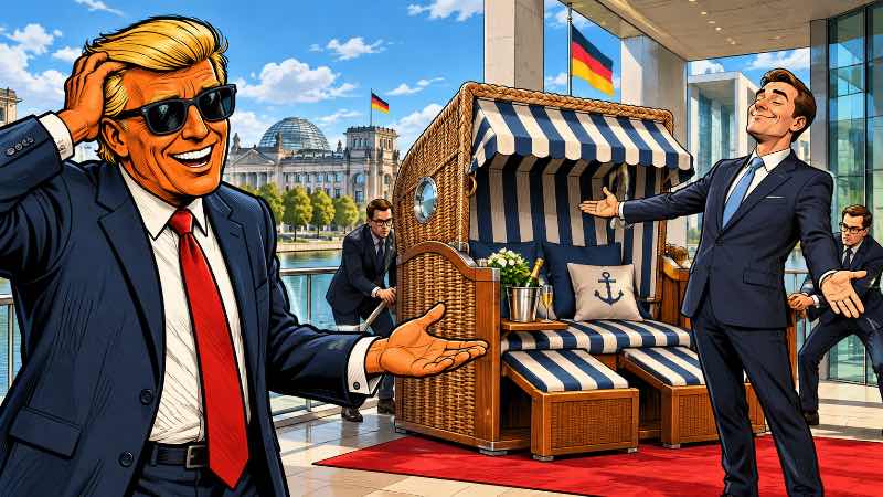 Grafik: Amthor und der Strandkorb der Macht