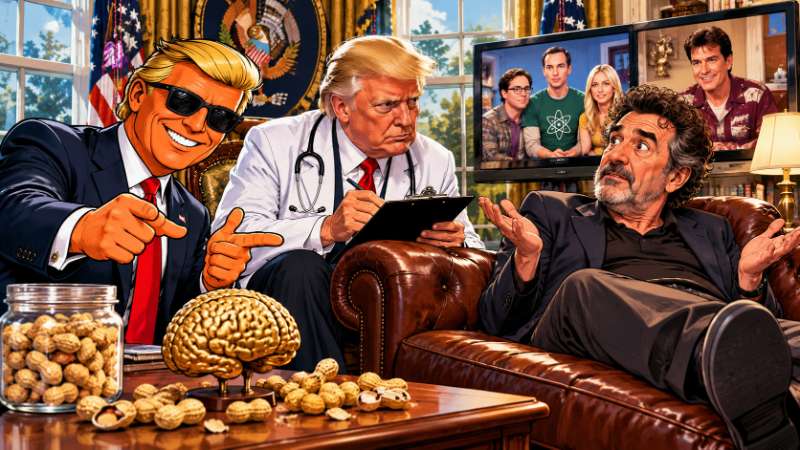 Grafik: Trump-Syndrom - Das Weiße Haus spielt Psychiater