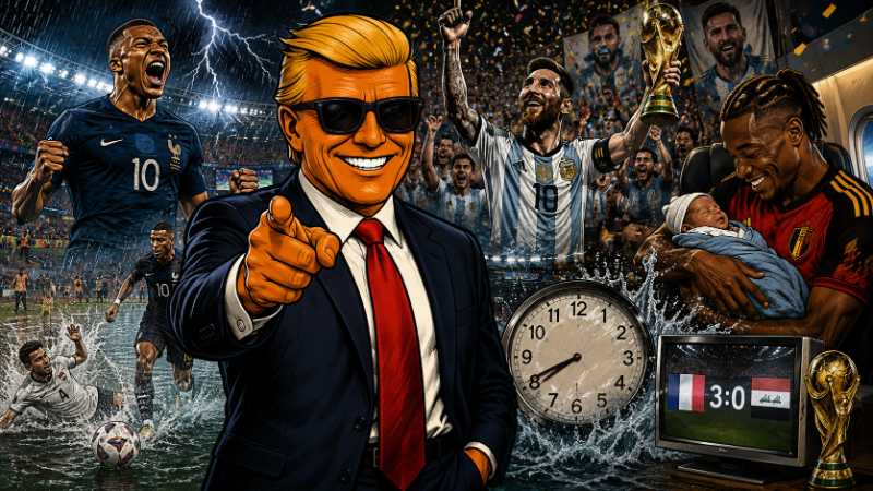 Grafik: Die verrückteste WM-Nacht des Jahres