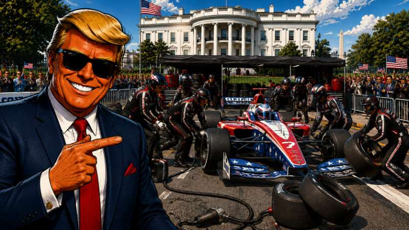 Grafik: Trump eröffnet die schnellste Boxengasse der Politik