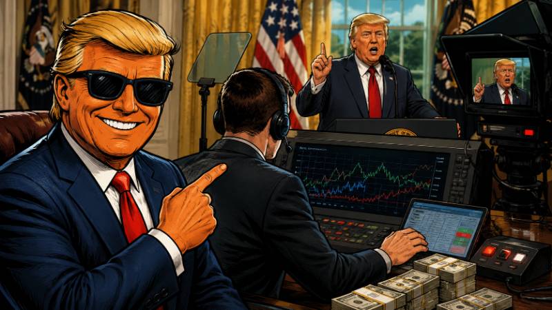 Grafik: Teleprompter, Wetten und Trump – Ronald Tramp