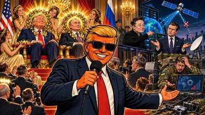 Ronald Tramp enthüllt: Trump und Putin sind Humanisten – und die Ukraine bekommt WLAN auf Sparflamme!