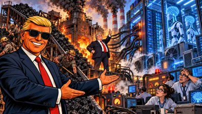 Ronald Tramp meldet: Amerika dreht die Klimaanlage jetzt auf Kohle
