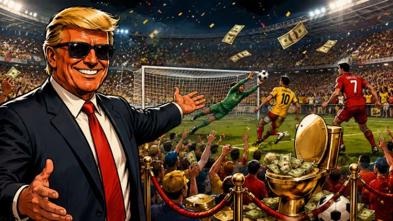 Grafik: Fußball ohne Tore, aber mit Goldpreisen