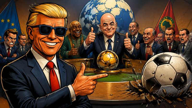 Grafik: Infantino und der große Daumen-Gipfel